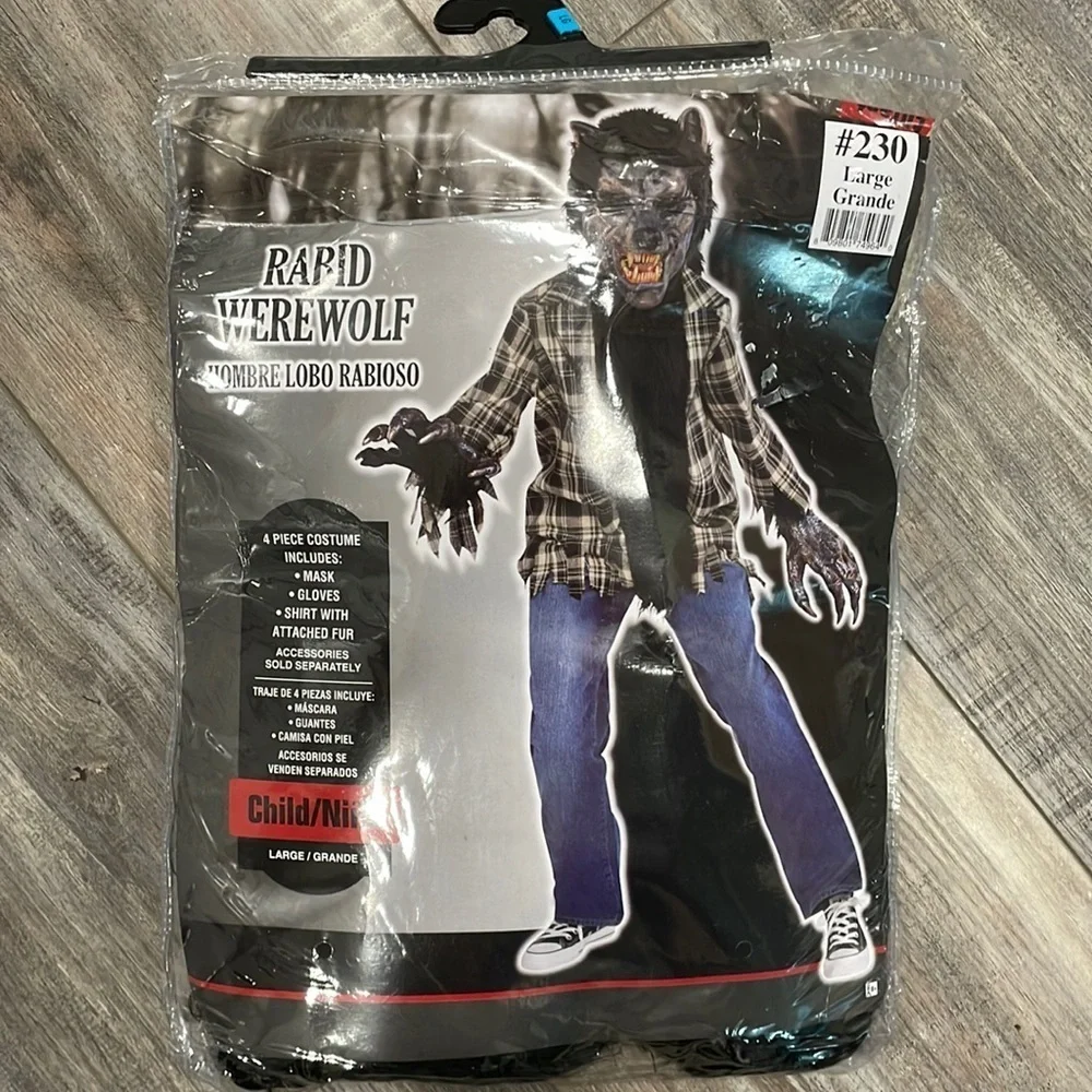 Kid's Werewolf Halloween Costume NEW